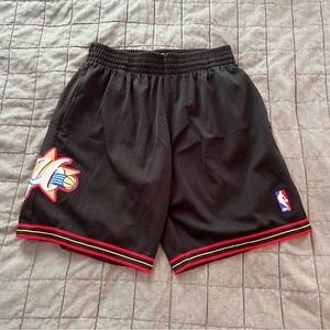 Mitchell and Ness (Swingman) Philadelphia 76ers Shorts
